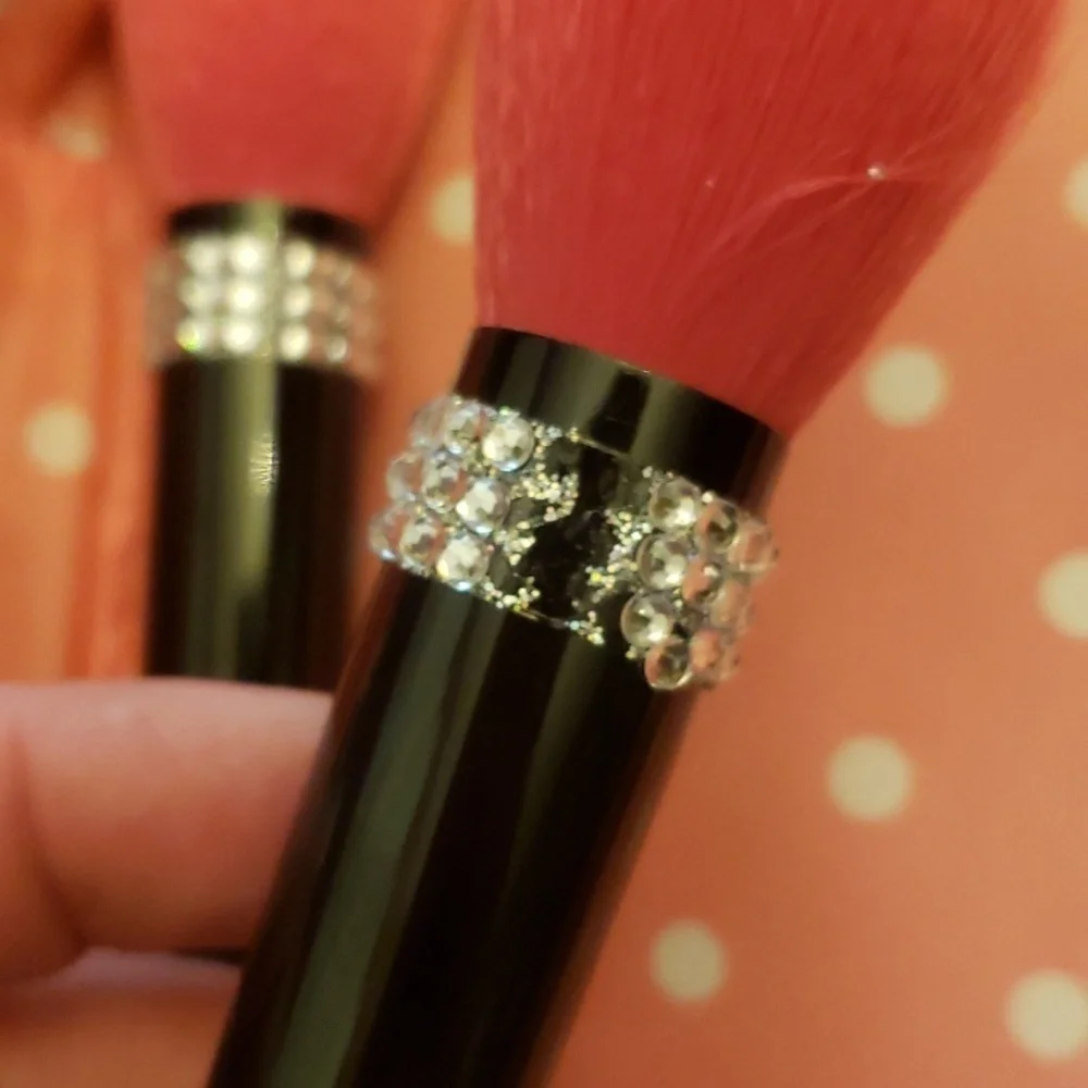 Makeup bag with new brushes